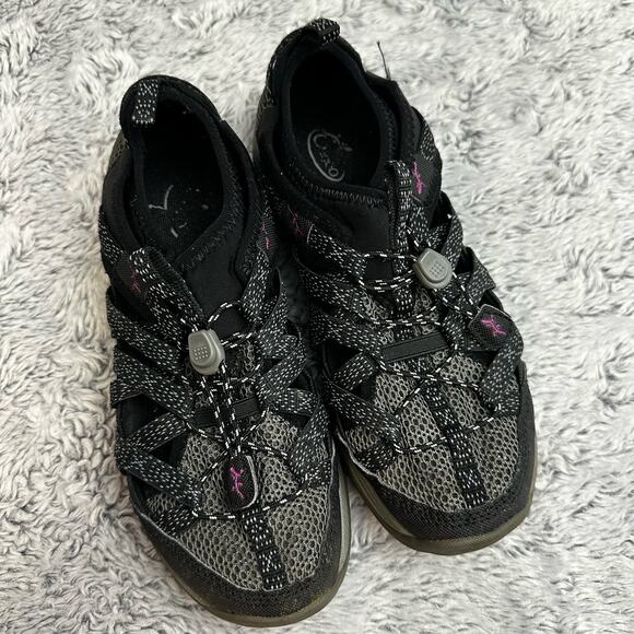 Chaco Outcross Evo Black Gray Water Shoes Size 7 Slip On Hiking Outdoor Athletic - Picture 6 of 10